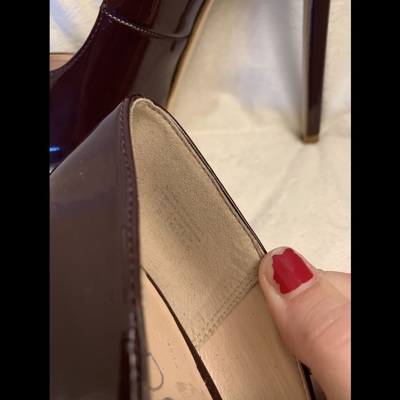 EUC $100 Aldo Wine Peep Toe Platform Pumps [ SZ US 8 ]‎ - Picture 9 of 12